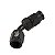 Conexão 3AN/AN3 Curva 45° Mangueira PTFE All Black -Cód.8337 - Imagem 3