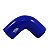 Curva de Silicone Azul MSA de 90º x 2.0" - Cód.275 - Imagem 2