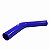 Curva de Silicone MSA 45º Azul  2" x 2 1/2" - Cód.274 - Imagem 2