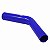 Curva de Silicone MSA 45º Azul  2" x 2 1/2" - Cód.274 - Imagem 3