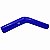 Curva de Silicone MSA 45º Azul  2" x 2 1/2" - Cód.274 - Imagem 7