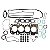 Jg Juntas Sup. Elring 226.400 Ford Fiesta Sigma - Cód.7325 - Imagem 1