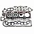 Jg Juntas Sup. Elring 586.164 Fiat Palio Fiasa - Cód.9574 - Imagem 1