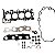 Jg Juntas Superior Elring 522.291 Honda Fit 1.4 - Cód.5230 - Imagem 3
