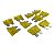 Kit com 10 Fusíveis Lamina Amarelo 20A - Cód.6747 - Imagem 3