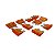Kit com 10 Fusíveis Lamina Laranja 40A - Cód.6745 - Imagem 3