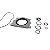 Kit Retentor Elring 789.920 Virabrequim Fortwo 1.0  Cód.5072 - Imagem 3