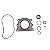 Kit Retentor Elring 789.920 Virabrequim Fortwo 1.0  Cód.5072 - Imagem 1