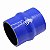 Mangote de Silicone 3" x 100mm Azul com Hump - Cód.9493 - Imagem 1