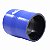 Mangote Silicone Azul Redução 3" x 2 3/4" x 100mm - Cód.9492 - Imagem 2