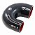 Mangueira Silicone Preto Pressurização U 3" x 2" - Cód.1424 - Imagem 5