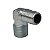 Niple Cotovelo Prata 3/8NPT x 1/2" - Cód.7893 - Imagem 2