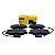 Pastilha de Freio Diant. Jurid HQJ2270A Daily 35S14 Cód.2801 - Imagem 1
