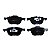 Pastilha de Freio Dianteiro Jurid HQJ3011PA Ecosport Cód2425 - Imagem 5