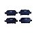 Pastilha de Freio Tras. Jurid HQJ2349A GM Cruze - Cód.4953 - Imagem 1