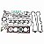 Jg Juntas Motor Elring B87.560 GM Corsa 1.0 16V - Cód.12179 - Imagem 1