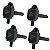 Jogo 4 Bobinas Delphi GN10684 Jeep Compass 2.0 - Cód.13749 - Imagem 5