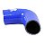 Curva de Silicone Azul MSA de 90º x 2.0" - Cód.275 - Imagem 4