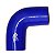 Curva de Silicone Azul MSA de 90º x 2.0" - Cód.275 - Imagem 1