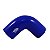 Curva de Silicone Azul MSA de 90º x 2.0" - Cód.275 - Imagem 2