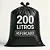 Saco de Lixo 200L Reforçado 50 Unidades - Imagem 1