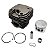 Kit Cilindro Pistão Para Motosserras Importadas Tekn Cs58 Toya Tcs58 - Imagem 1