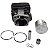 Kit Cilindro Pistão Para Motosserras Importadas Tekn Cs58 Toya Tcs58 - Imagem 2