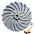 Ventoinha Flange Cortador Grama Cid 32 35 Hélice - Imagem 3