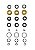 Kit de Valvulas Completo Lavadora Tekna HLX95053 - Imagem 1
