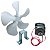 Micro Motor Elco 1/10 N34-45 Helice Plastica 298 X 50 mm - Imagem 1