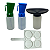 Kit Aplicador Pré E Pós-dipping/placa Cmt/caneca Teste - Imagem 1