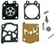 Kit Reparo com agulha do Carburador WALBRO ST250/260 HUSQ 235 - Imagem 2