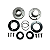 Kit Rolamento Flange Eixo Rotativa Husqvarna Crt50/51 Tr430 532165140 - Imagem 2