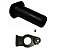 Kit Grampo fixador e bico alimentador Milk Bar preto - Imagem 1