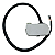 CHAVE BY-PASS STOP TOTAL PARA LAVADORA ELECTROLUX EWS10 A07703601 - Imagem 1