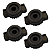 04 Un Manipulo de borracha Coletor de leite WF classic Preto - Imagem 1