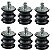 1 Kit com 6 Amortecedor Pequeno Husqvarna 61 136 268 272 R.Grossa Original 501628701 - Imagem 1