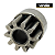 ENGRENAGEM R PARA CORTADOR DE GRAMA MGV226T VONDER - Imagem 2