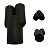 Forquilha de Vacuo  borracha Modelo  Y Cor  Preto - Imagem 3