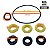 CONJUNTO REPARO CORPO BOMBA P/LAV1300 VONDER 6898130120 ORIG - Imagem 2