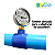 Kit Vacuômetro+ Abraçadeira p tubo PVC 50 X 1/2"com parafuso - Imagem 3