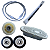 Kit Polia Anel Roldana Gaxeta Mancal Filtro SecadoraBrastemp - Imagem 1