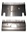 Kit  Pente Fixo + Lamina Cortante Movel  Fastclip F8 Walmur - Imagem 1