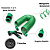 Kit Mangueira Espiral 7,5 metros com Esguicho 7 funções e Conectores Jardim Carro Casa - Imagem 3