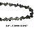 Corrente Oregon 20 Dentes 3/8 1.3mm.050 Motosserra a Bateria - Imagem 3