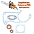 JOGO DE JUNTAS VEDAÇÃO E RETENTORES MOTOSSERRA ST-024/026/260 - Imagem 2