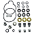 KIT DE VALVULAS E REPAROS LAVADORA TEKNA Hlx100v / Hlx105v / Hlx120v - Imagem 2