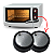 Kit 2 Botão Manipulador Forno Elétrico Fischer Gourmet Grill - Imagem 2