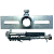 SUPORTE DE PAREDE (CONSOLA) PARA TUBO 1/2 GALVANIZADO - Imagem 1