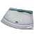 Tampa Movel Lavadora Consul ANDY CWL10B Original 326062627 - Imagem 1